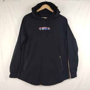 Bodcraft Sweatshirt Mens Medium Black Pro Football Camp Hood Pullover Zip Pocket